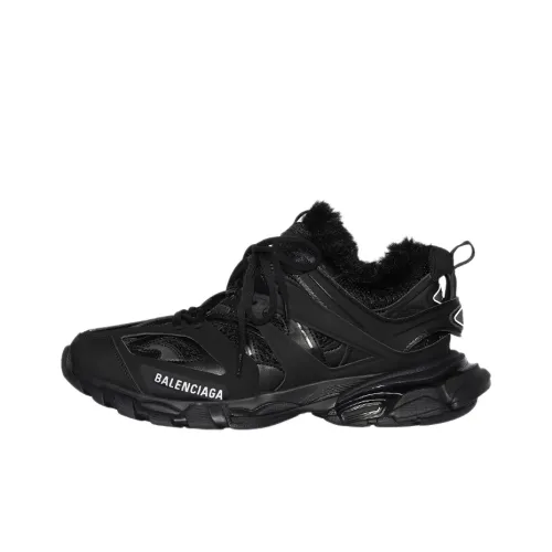 Balenciaga Track Low Top Толстая подошва Кроссовки Мужские Черные