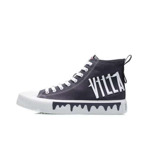 Подкладка Slip-resistant устойчивая к истиранию легкий высокий топ кеды черный белый