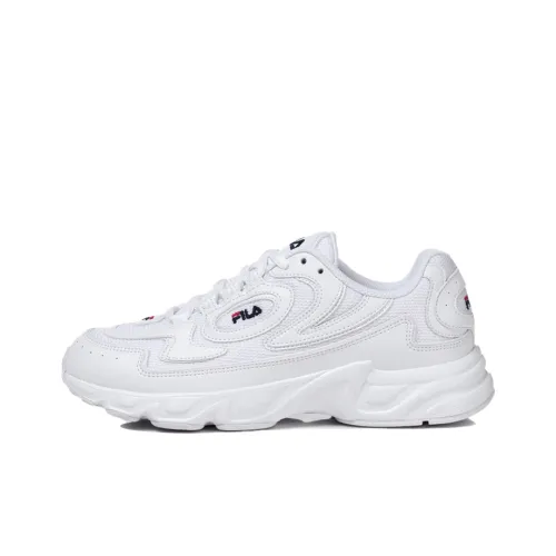 FILA Volante 98 Low Топ Толстоподошвенные кроссовки Унисекс Белый Корейский стиль