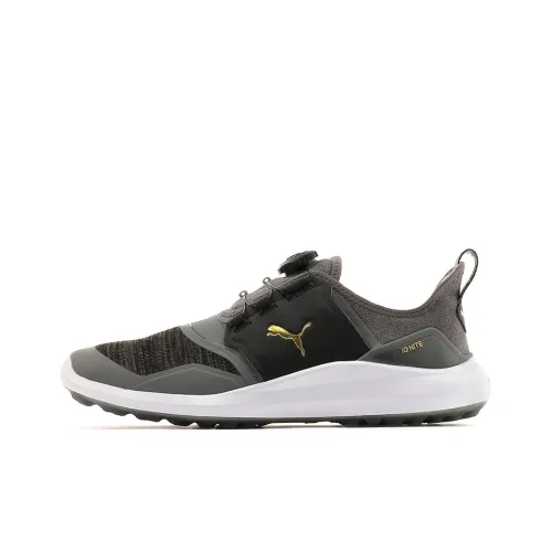PUMA Ignite NXT Disc Low Топ Мужская обувь для гольфа Черная Серый
