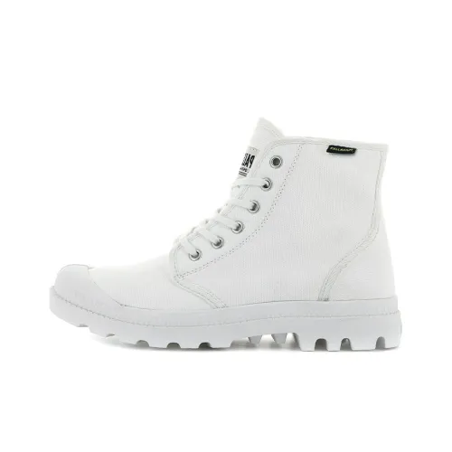 Palladium Pampa Hi ORIGINALE противоскользящие устойчивые к истиранию высокие кеды унисекс звезда белый