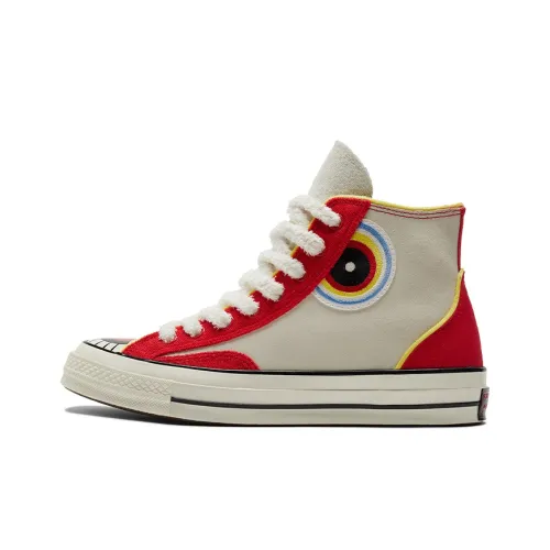 Converse Chuck Taylor All Star High Топ Кеды Унисекс Бежевый Красный Желтый