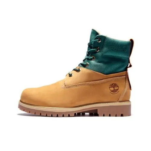 Timberland Короткие рабочие ботинки мужские желто-зеленые