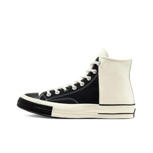 Конверс 1970s Chuck Taylor All Star Износостойкие и Легкие Высокие Кеды Унисекс Белые Черные