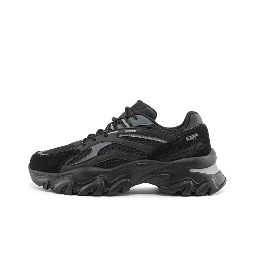 KAPPA Low Top Черные Кроссовки с Толстой Подошвой 990 Унисекс