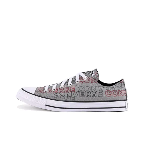 Converse Chuck Taylor All Star Low Топ Кеды Унисекс Серый Белый