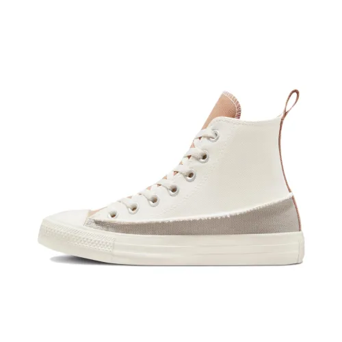 Converse Chuck Taylor All Star Успокаивающий Craft High Top Кеды Женские Белый Коричневый Серый