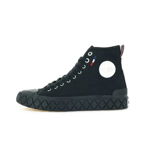 Палладий Palla Ace Slip Resistant Abrasion Resistant Дышащий MID Топ Кеды Унисекс Черный