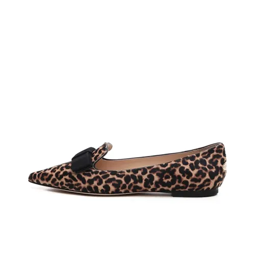 Jimmy Choo Gala Женские повседневные туфли Женские Леопардовый принт