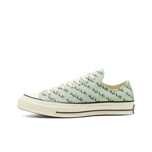 Converse 1970s Signature Low Top Canvas Shoes Unisex Green Конверс 1970s Signature Низкие Кеды Унисекс Зеленые