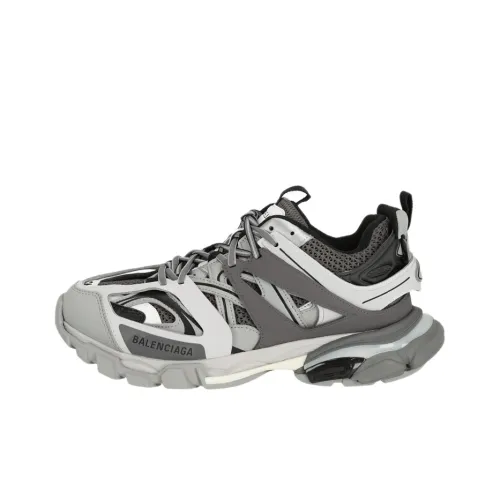 Balenciaga Track LED Low Топ Толстая подошва Кроссовки Мужские Черные Серые