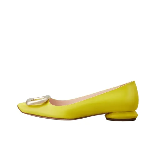 Roger Vivier VIV Choc Повседневная обувь Женская Желтая