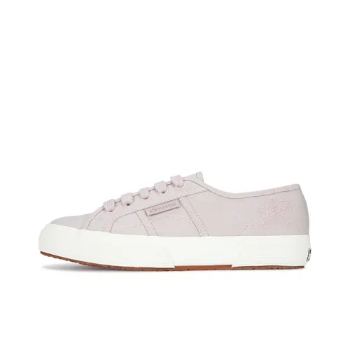 SUPERGA Противоскользящие Износостойкие Дышащие Низкие Кеды Женские Розовые