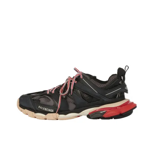 Balenciaga Низкий топ толстая подошва кроссовки мужской черный красный
