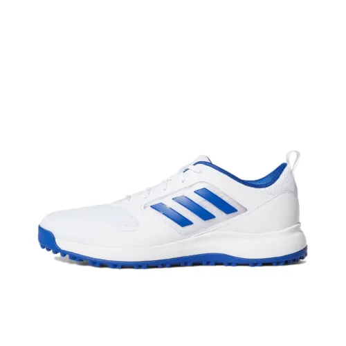 Adidas Cp Traxion Устойчивая к истиранию низкая обувь для гольфа мужская белая и синяя