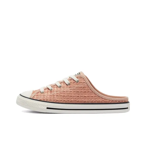 Converse Chuck Taylor All Star Dainty Mule Аbrasion Resistant Дышащий Низкий Топ Кеды Женские Пыльно-розовый