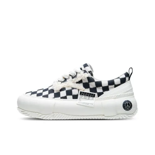 VESSEL Высота Увеличивающие Низкие Кеды Унисекс Черный Белый