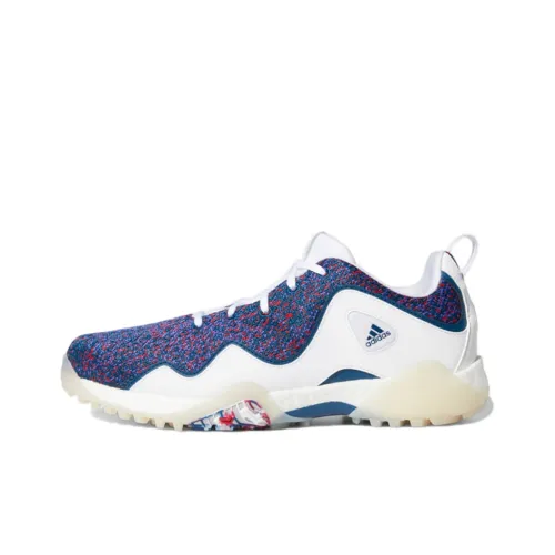 Adidas CodeChaos 21 PRIMEBLUE Без шипов противоскользящий и дышащий низкий топ для гольфа мужская обувь белый и синий