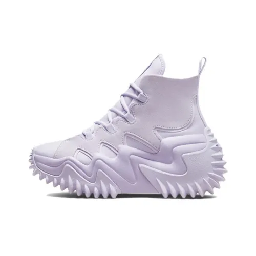 Конверс Run Star Motion CX ELEVATION HI Высокие Кеды Унисекс Розовый Фиолетовый