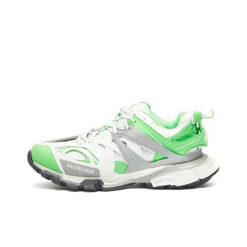Balenciaga Track Low Top Толстая подошва Кроссовки Мужские Зеленый Белый Серый