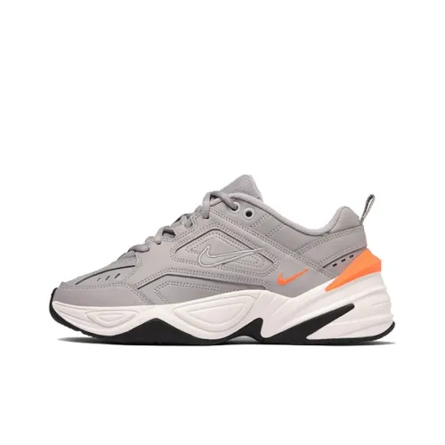 Nike M2K Tekno Амортизаторы Shock противоскользящие низкий топ кроссовки с толстой подошвой женские серый и белый