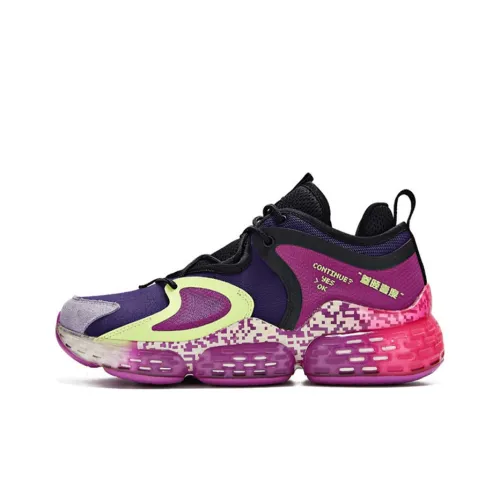 361° Амортизаторы Slip-resistant MID Топ Толстая подошва Мужские кроссовки