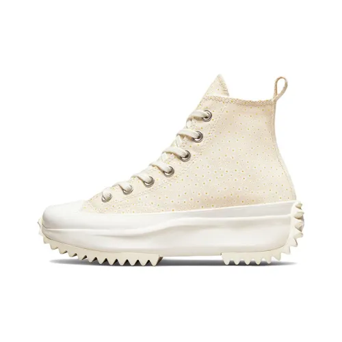 Converse Run Star Hike Платформа Высокий Топ Кеды Унисекс Light Желтый