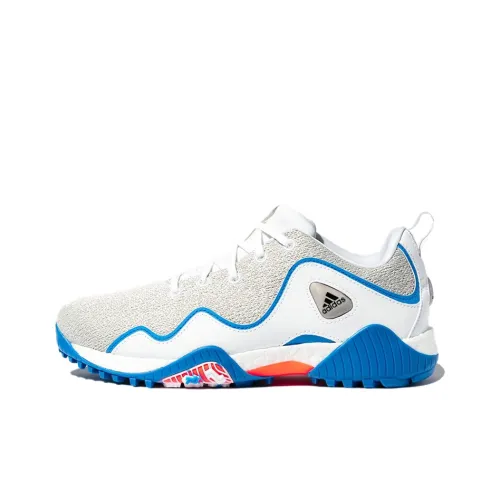 Adidas CodeChaos 21 Противоскользящая Устойчивая к истиранию Низкий Топ Обувь для гольфа Мужская Серый Белый