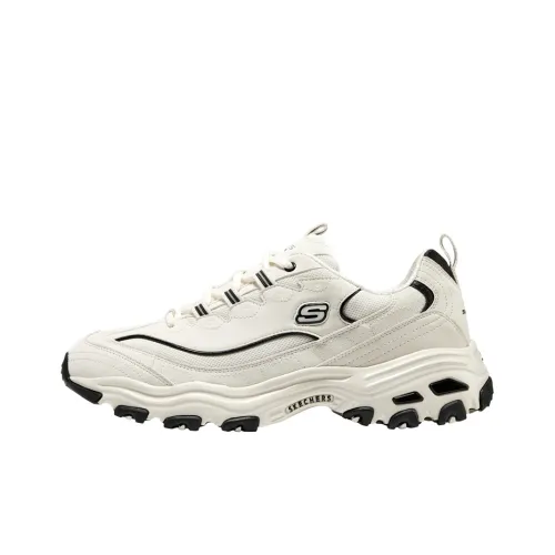 Skechers D'LITES 1,0 Low Топ Кроссовки с Толстой Подошвой Мужские Экрю