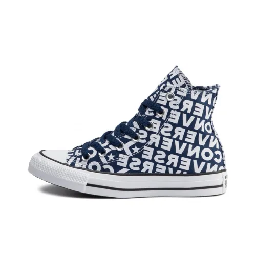 Converse Chuck Taylor All Star Ctas Hi High Топ Кеды Унисекс Синий Белый