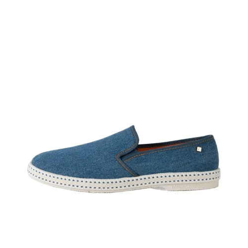 Rivieras Женские повседневные туфли Low Top Джинсовый синий Унисекс