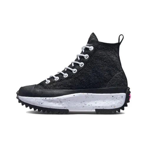 Converse Run Star Hike Renew Run Платформа Redux Scrap High Топ Кеды Унисекс Черный