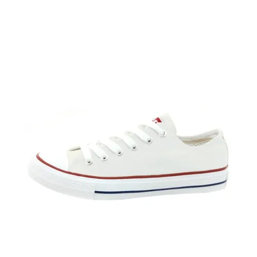 ISTEP Low-Top Canvas Shoes White Women's