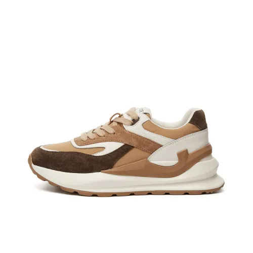 EXULL Q Низкие кеды Low Top Абрикосовые Женские