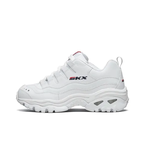 Skechers Energy Low Top массивные кроссовки Мужские Белый Синий Красный