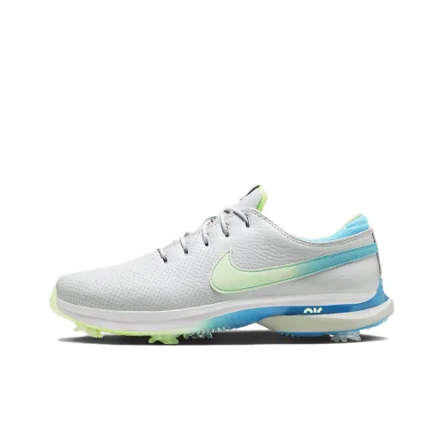 Nike Air Zoom Victory Tour 3 Tour 3 Широкий Амортизаторы Противоскользящие Низкий Топ Обувь для гольфа Мужская Серый Синий Широкая Подошва