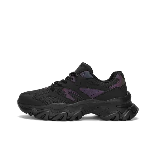 KAPPA Low Top Черные Кроссовки с Толстой Подошвой 990 Унисекс