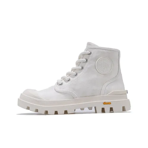 Palladium Pampa High Топ Кеды Женские Голубино-серый