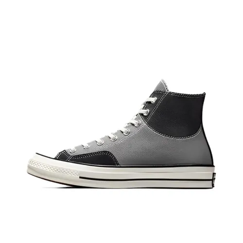 Converse Chuck 70 Crafted Пэчворк Высокие Кеды Унисекс Черные Серые