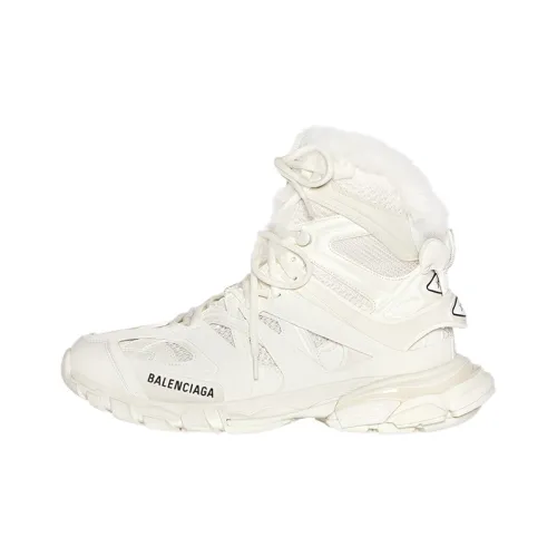 Balenciaga High Топ Толстая подошва Кроссовки Женские Экрю