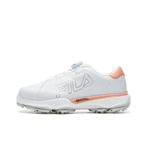 FILA Heritage FHT Low Топ Обувь для гольфа Женская Белый Оранжевый