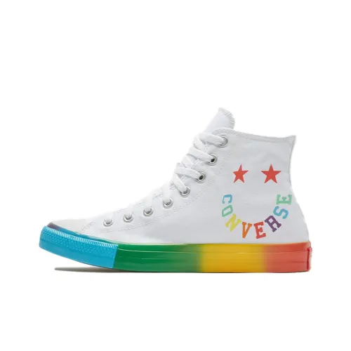 Конверс All Star Hi Smiley MULTI High Топ Кеды Унисекс Белый