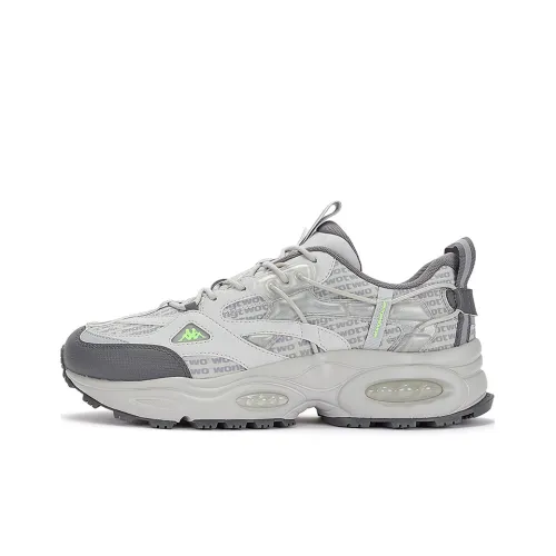 KAPPA Low Top массивные кроссовки Холодный серый/Теневой серый/Серебряный 1118 Унисекс