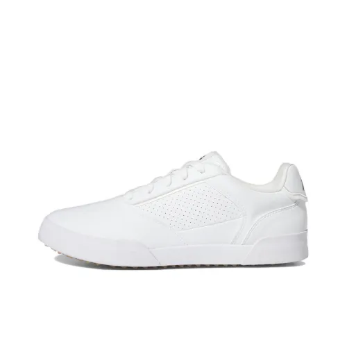 Adidas Retrocross Slip-resistant Abrasion-resistant Lightweight Low Golf Shoes White Адидас Retrocross Противоскользящий Устойчивый к истиранию Легкий Низкий Топ Гольф Обувь Белый