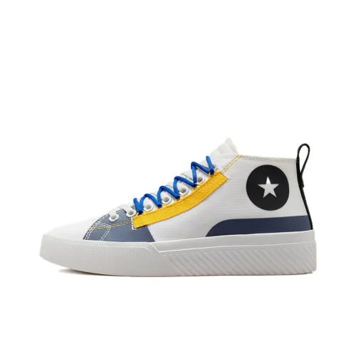 Конверс UNT1TL3d CS Laced MID Топ Кеды Унисекс Многоцветный Белый