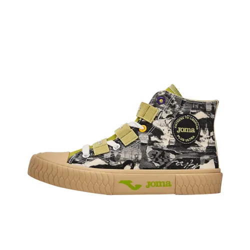 Joma High Топ Кеды Женские Черный Золото Зеленый