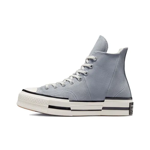 Конверс 1970s Chuck Taylor All Star Plus High Top Canvas Shoes Unisex Gray Blue