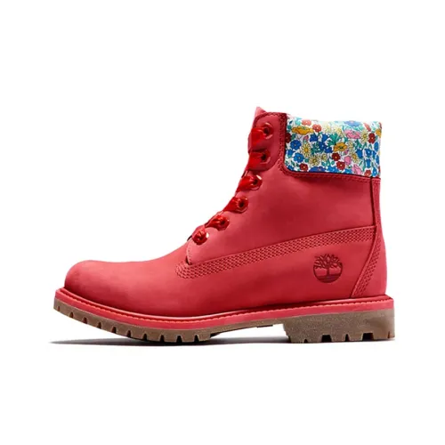 Timberland LIBERTY Водонепроницаемый и Износостойкий Короткие Рабочие Ботинки Женские Красные