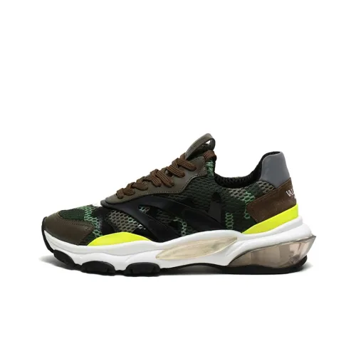 Valentino Низкий топ массивные кроссовки мужской зеленый