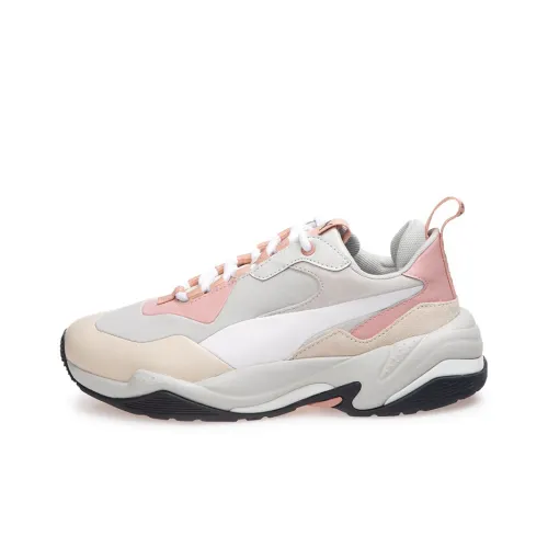 PUMA Thunder Low Топ Кроссовки с Толстой Подошвой Женские Белые Розовые